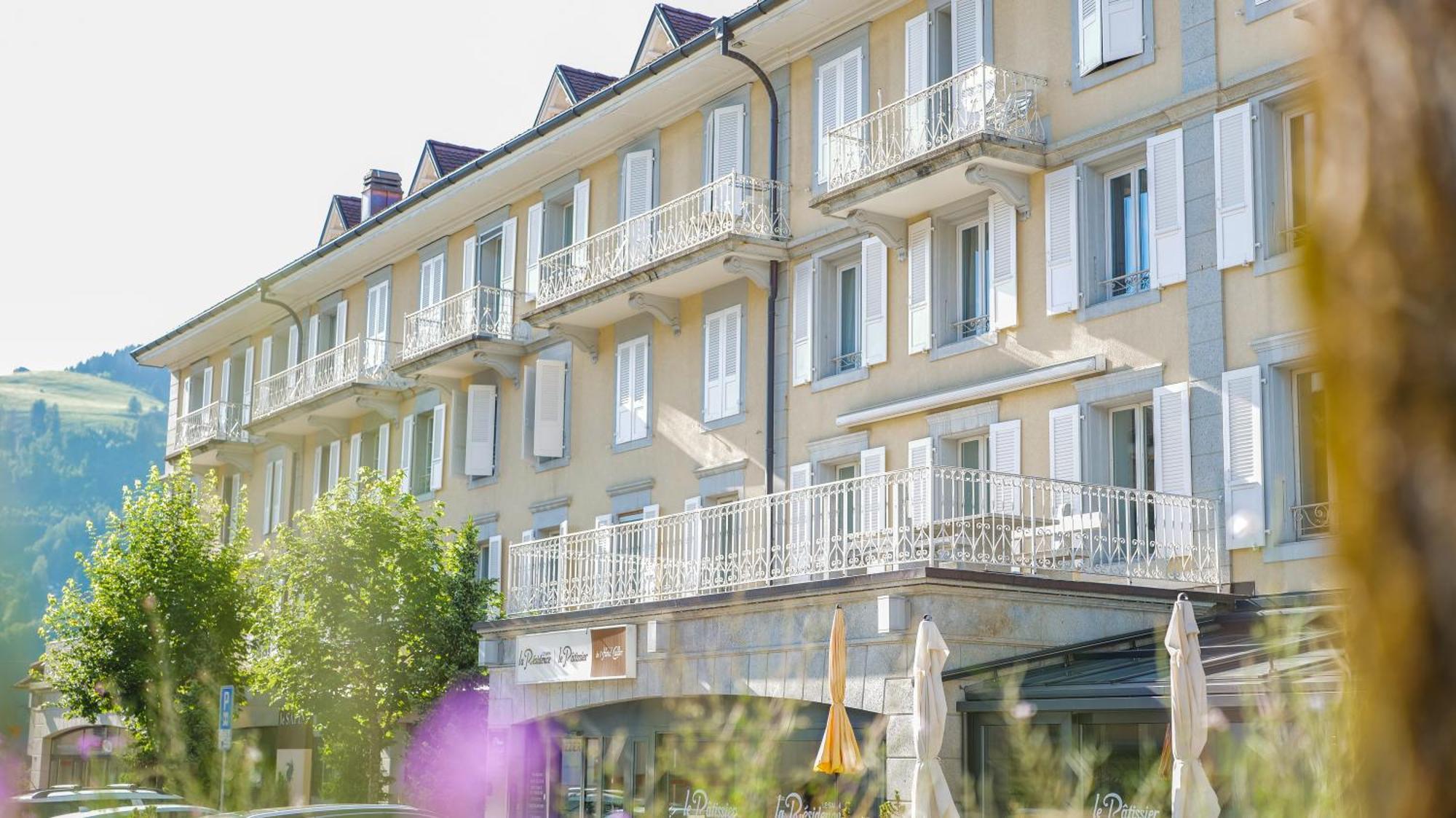 Residence Le Sapin & Bains De La Gruyere 沙尔梅 外观 照片
