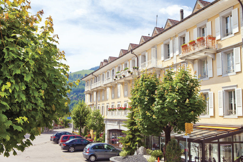 Residence Le Sapin & Bains De La Gruyere 沙尔梅 外观 照片